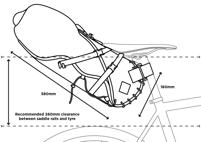 Restrap - Saddle Bag - 18L - ultracyclist