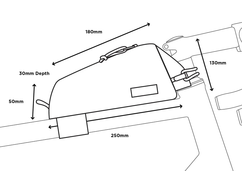 Restrap Top Tube Bag - ultracyclist