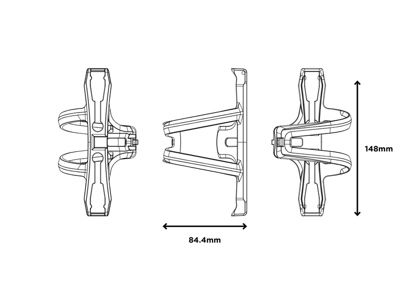 Restrap - Side Release Bidonhouder