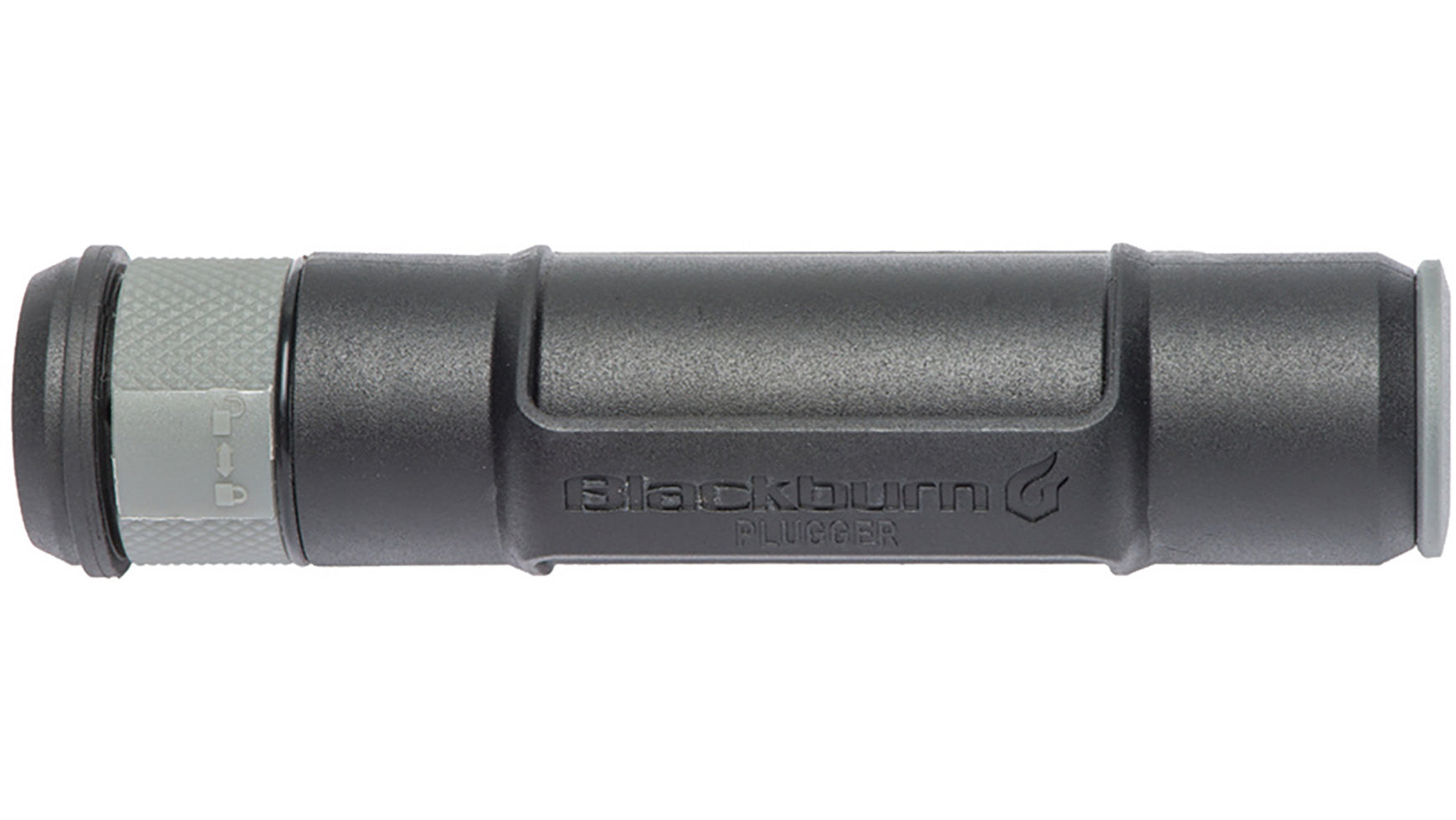 De complete Blackburn Plugger tubeless reparatieset, gemonteerd en klaar voor gebruik.