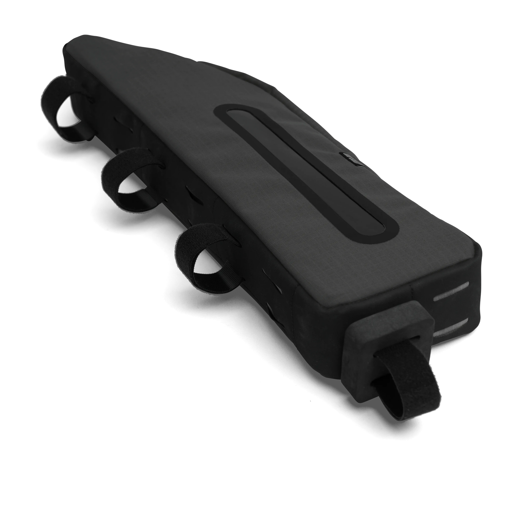 Onderkant van de Capsuled bovenbuistas met de Hypalon bevestigingslussen voor de straps.